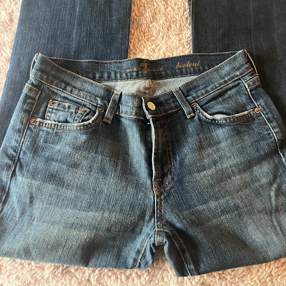 All MAN KIND. denim jeans.  Sott wash. Bootcut.